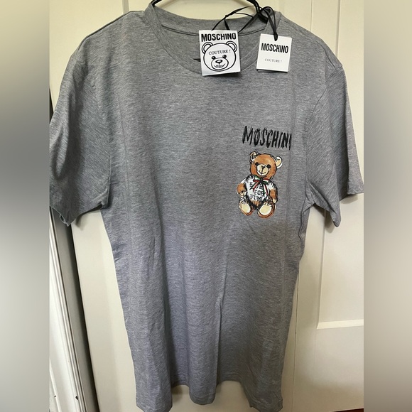 Moschino Other - Moschino Couture Mens Gray Teddy Bear T-Shirt NWT